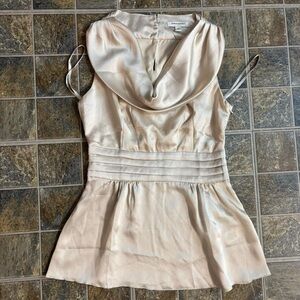 Ivory Cowl Neck Sleeveless top